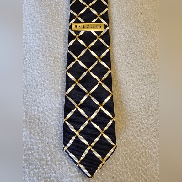 Bulgari Silk Tie - Picture 2 of 7